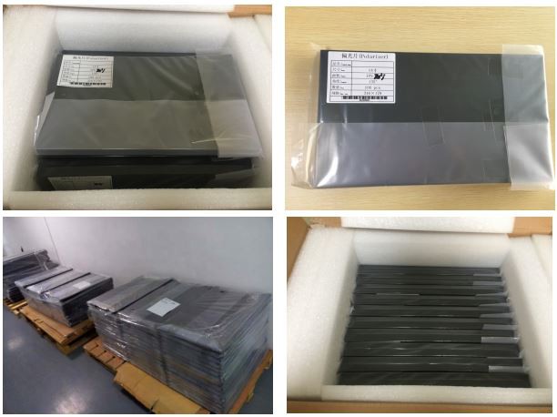 TV polarizer sheet package,