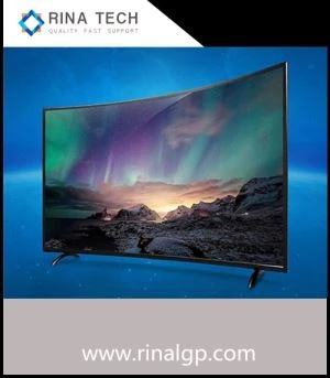 Televisione a LED 4K curva